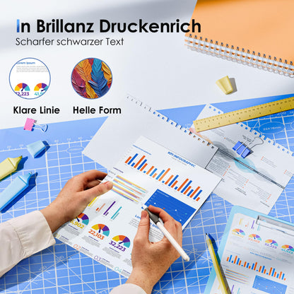 NOGIVY 219A Toner Kompatibel für HP - 4er-Pack Farbset