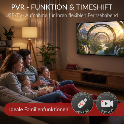 RED OPTICUM S-Box PVR HD Sat-Receiver mit Aufnahmefunktion