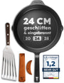 TECOR Gusseisenpfanne Induktion universal - 24 cm geschliffen