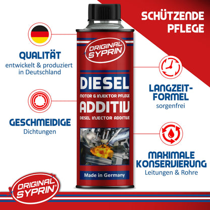 SYPRIN Original Diesel Additiv Kraftstoffzusatz 3x 250 ml