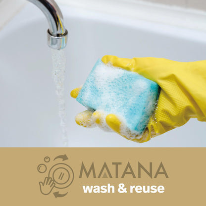 MATANA Premium Partyteller Goldglitter - 120 Stk. Mehrweg