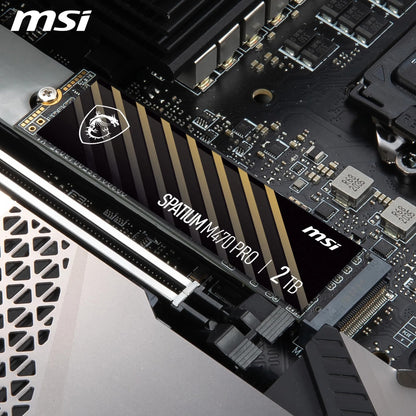MSI SPATIUM M470 PRO PCIe 4.0 M.2 NVMe SSD intern - 2 TB