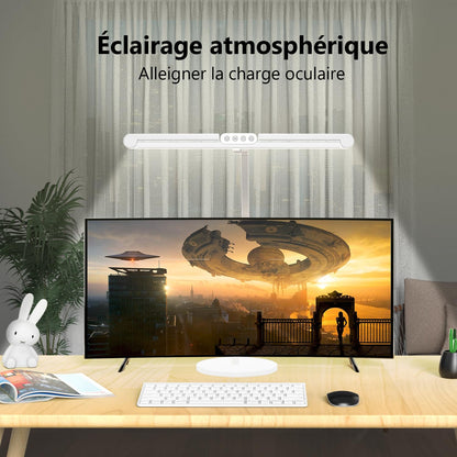 LED Schreibtischlampe 24W Dimmbar 72cm - Tageslicht mit Sockel