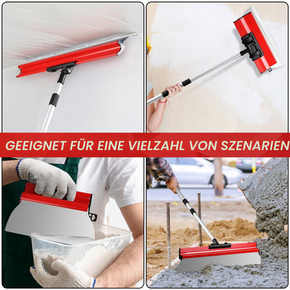 suokoun Flächenspachtel Set 250/400/600 mm mit Teleskopstange