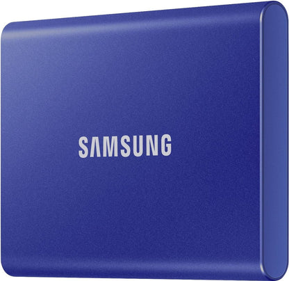 Samsung Portable SSD T7 Externe SSD 1 TB – Blau (MU-PC1T0H/WW)