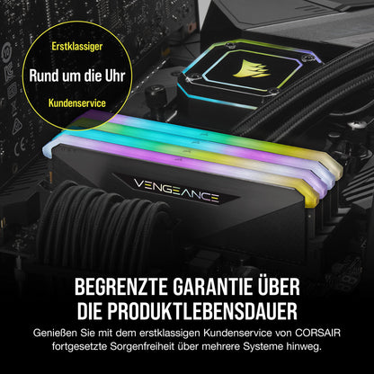 Corsair Vengeance RGB RT DDR4 Arbeitsspeicher 32GB 3600MHz Schwarz