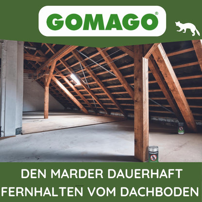 GOMAGO Marderschutz Set Duftstoff Vergrämung – 2er Set Haus