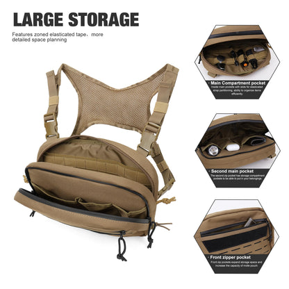 Mardingtop Taktische Brusttasche Chest Rig mit Molle-System
