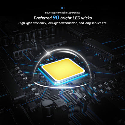 CyeeLife Dartleuchte 360° LED für Stahl-Dartscheibe - Schwarz