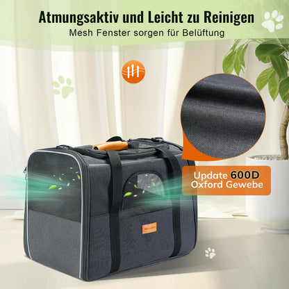 morpilot Katzentransportbox für Katzen und Welpen bis 7 kg
