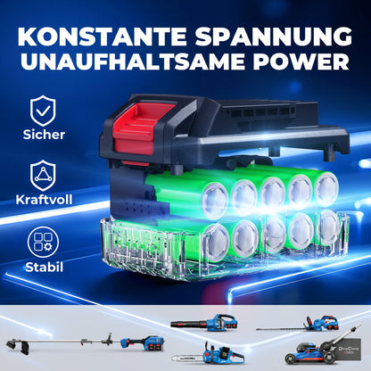 Dong Cheng Akku-Laubbläser DCLB40171 2x18V inkl. 3 Düsen