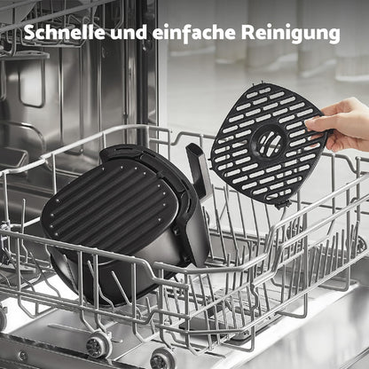 aeco Cube 2.0 Mini Airfryer – Heissluftfritteuse, 2 Liter, BPA-frei