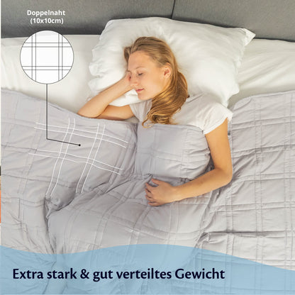 Ella Gewichtsdecke Anti-Stress Therapiedecke - 135x200 9kg
