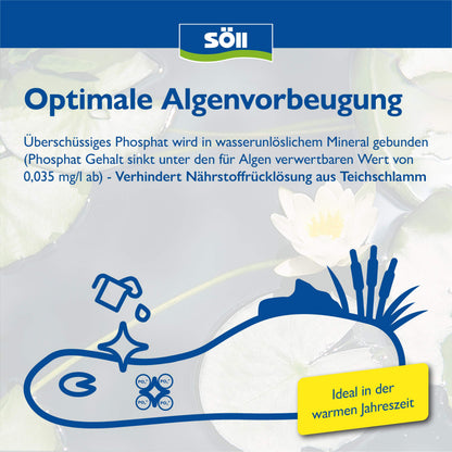 Söll PhosLock AlgenStopp Phosphatbinder 10 kg für 200.000 Liter