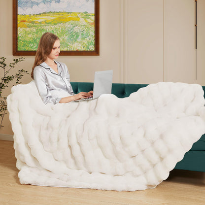 ORINOVA Kuscheldecke Plüsch Flauschig – 150x200 cm Beige