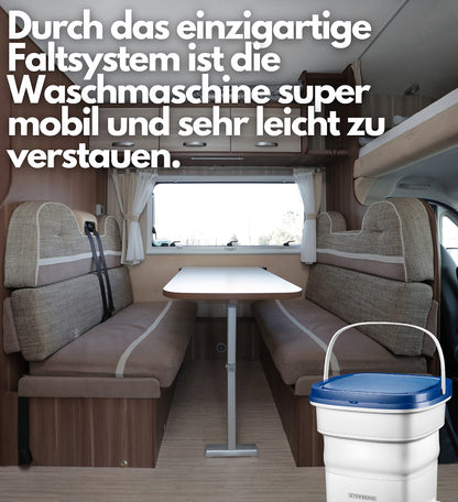 EcoFold Faltbare Mini Waschmaschine Reisewaschmaschine - 1.5 KG
