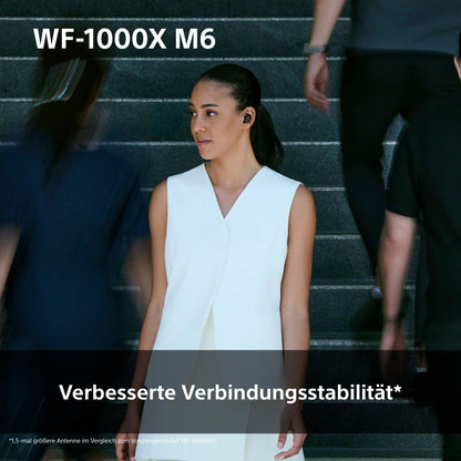 Sony WF-1000XM6 In-Ear Noise-Cancelling-Kopfhörer, Schwarz