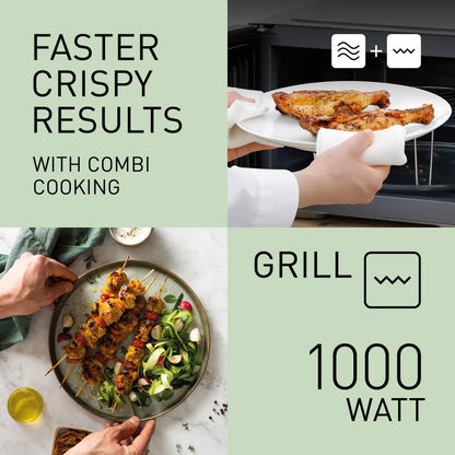 Panasonic NN-K36NBMEPG Mikrowellengrill Kombi - Schwarz