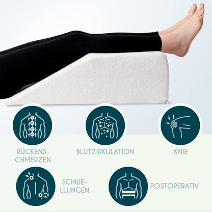 Dreamzie Ergonomisches Venenkissen Beinhochlagerung Memory-Schaum