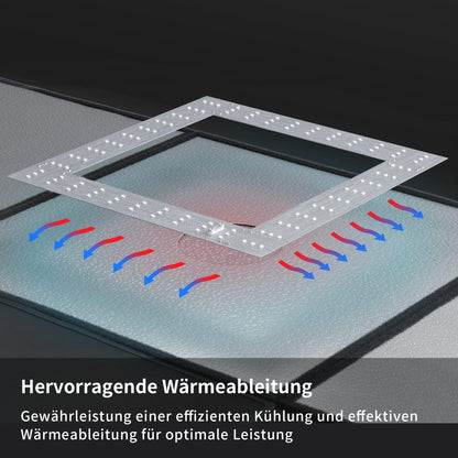 RALENO 50x50 cm Fotobox – LED Fotostudio Set inkl. 6 Hintergründe