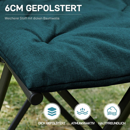 EVER ADVANCED Fusshocker faltbar, gepolsterte Fussablage, 47 cm