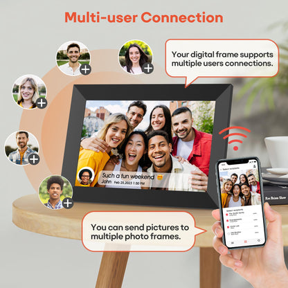 Frameo WLAN Digitaler Bilderrahmen 10.1 Zoll – 2er-Pack, 32GB