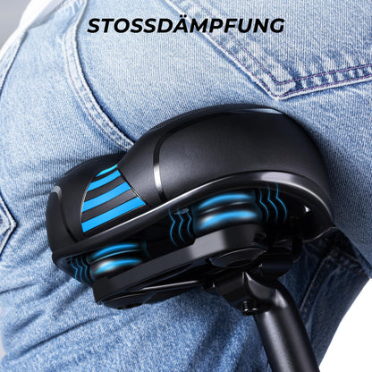 YOUNGDO Fahrradsattel Gel ergonomisch, breit und weich, wasserdicht