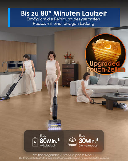 Tineco FLOOR ONE S7 Stretch Steam Nass- & Dampfreiniger - HyperSteam