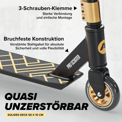 Apollo Genius Pro Kinder Freestyle-Scooter - ab 6 Jahren