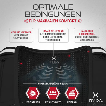 RYDA ACTIVE Laufweste Damen & Herren mit wasserdichter Handytasche