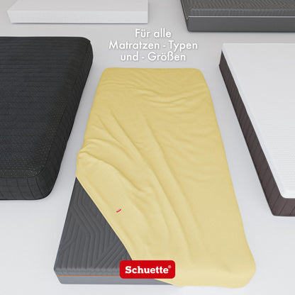 Schuette® Topper Spannbettlaken 200x220 cm – Lemon Cello
