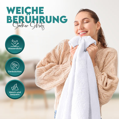 Utopia Bedding Matratzenschoner 90 x 200 cm, wasserdicht, 2er-Pack