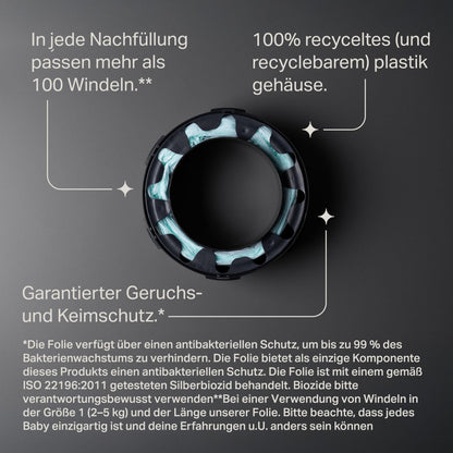 Tommee Tippee Twist & Click Advanced Nachfüllkassetten - 16er-Pack