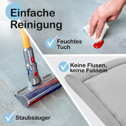 BabybeFun Krabbelmatte Baby Schaumstoffmatte – 3cm, 180x200cm