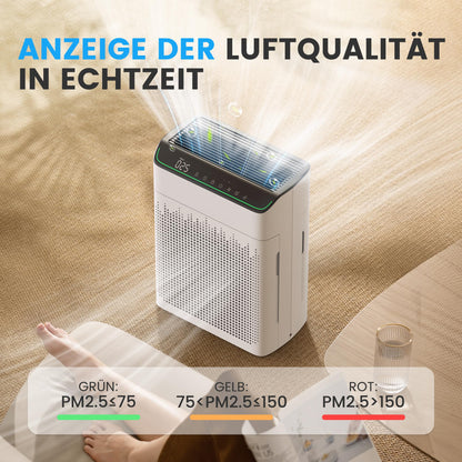 Operan Advanced Luftreiniger Allergiker HEPA - Weiss