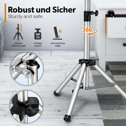 TRESKO Infrarot Heizstrahler 2500W mit Fernbedienung