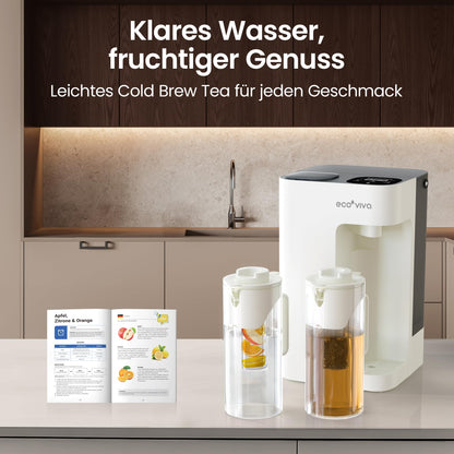 Ecoviva MATE 3 Auftisch Umkehrosmoseanlage Trinkwasserfilter - Weiss
