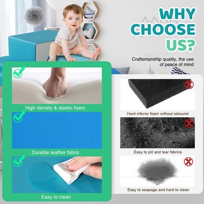 SweHouse 4 PU-Leder Kletterbausteine - Ellipsenbogen Modern