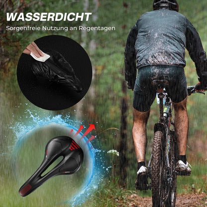 YOUNGDO Fahrradsattel Gel, ergonomisch, mit wasserdichter Abdeckung