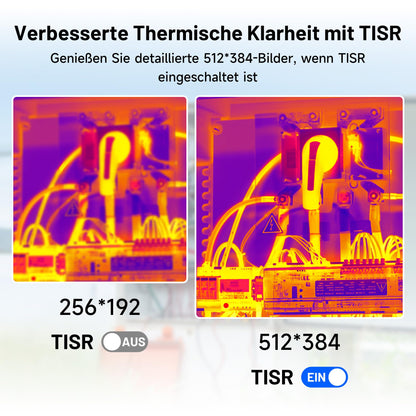 TOPDON TC002C Wärmebildkamera für iOS Typ-C - 256x192 IR