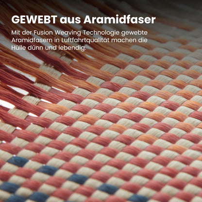 Pitaka iPhone 16 Pro Hülle Aramidfaser Magsafe – Sonnenuntergang