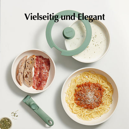 Redchef Kochgeschirr-Set 16-tlg. Antihaft Grün Abnehmbar