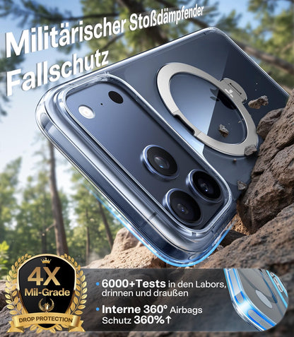 TORRAS Ostand Q3 Spin iPhone 17 Pro Max Hülle mit 360° Ständer