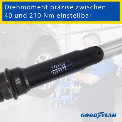 Goodyear Radwechselset 6-teilig - Drehmomentschlüssel