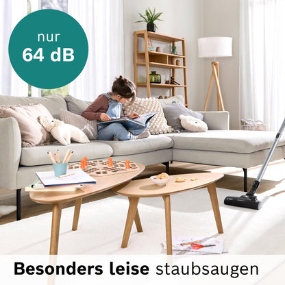 Bosch ProSilence Serie 8 BGS7MS64 Bodenstaubsauger Schwarz