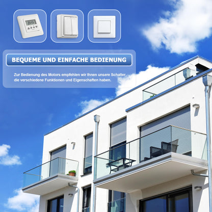 jarolift TDEP 20/13 Rollladenmotor - SW60, 42 kg Zugkraft