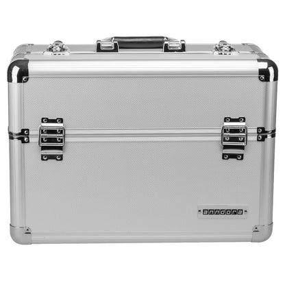 anndora Werkzeugkoffer lang Universal L45x23x34 cm - Silber