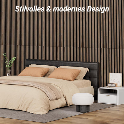 TONOR Holzfurnier Akustikpaneele Walnuss - selbstklebend 120x60cm