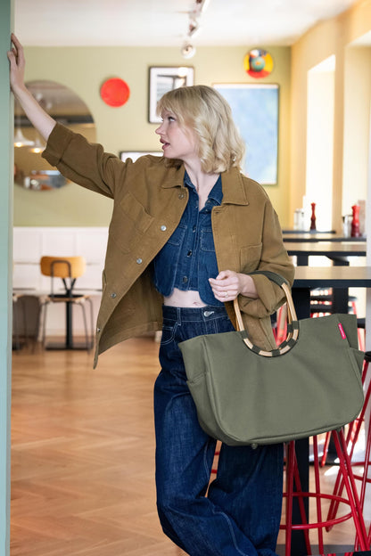 reisenthel loopshopper L forest gold – Shopper mit Rundgriff, 25 l