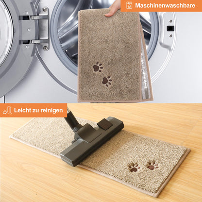 BEQHAUSE Stufenmatten rutschfest – 15 Stück 22x70cm Beige